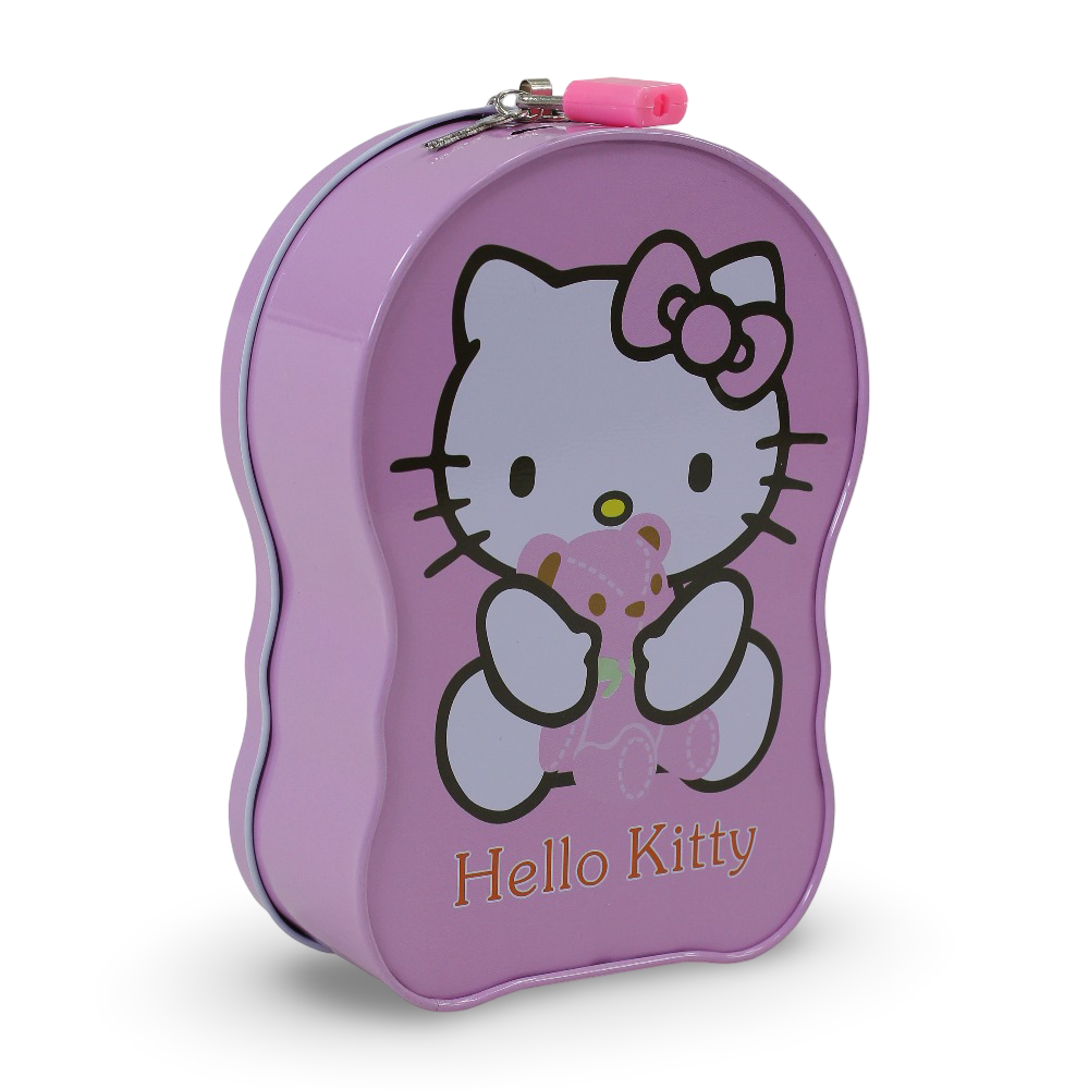 Hello Kitty Metal Coins Safe Box