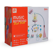 Musical Rotating Baby Bell with Remote Control - Pink