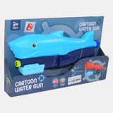 Cartoon Water Gun – Light Blue & Navy Shark