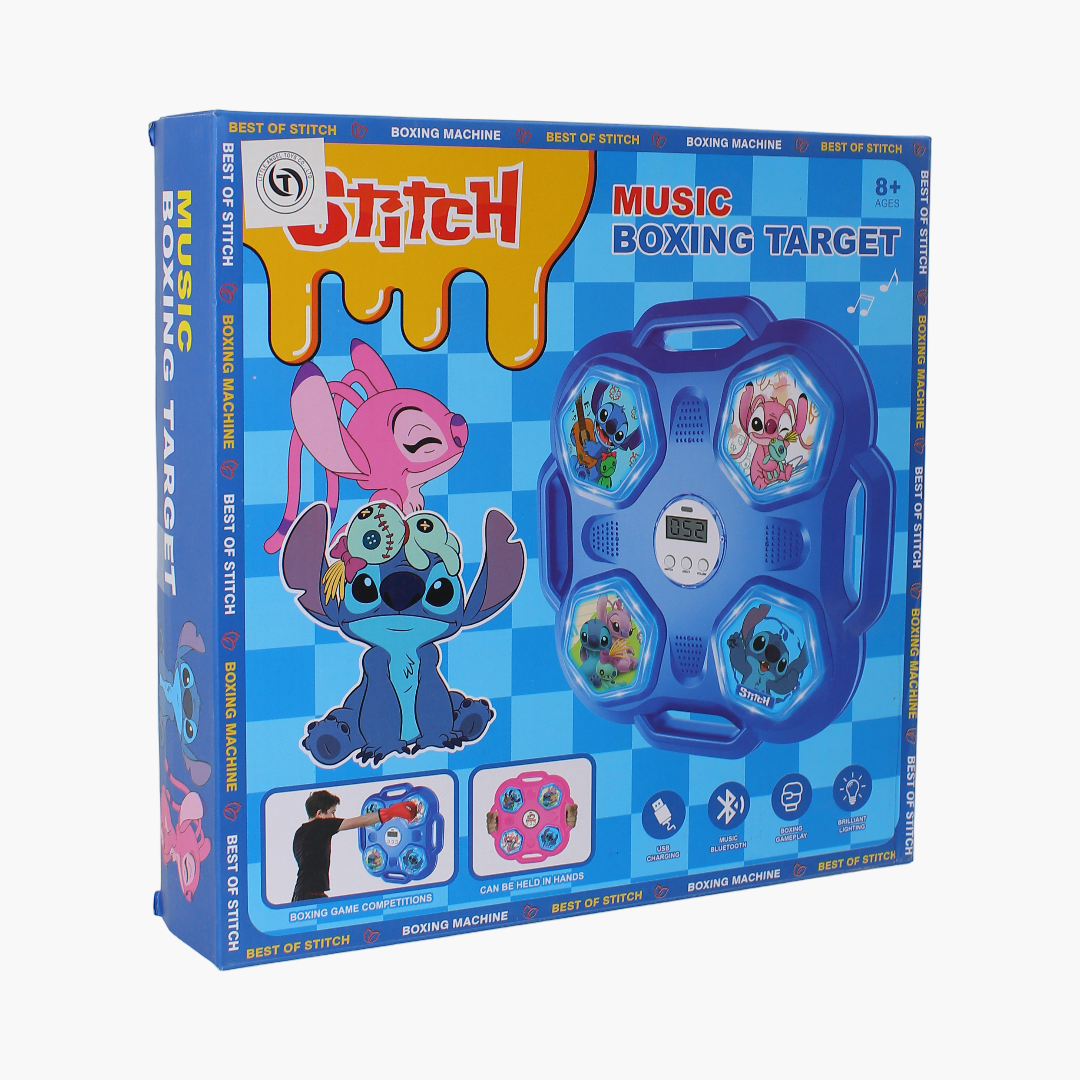 Stitch Music Boxing Target Machine – Blue