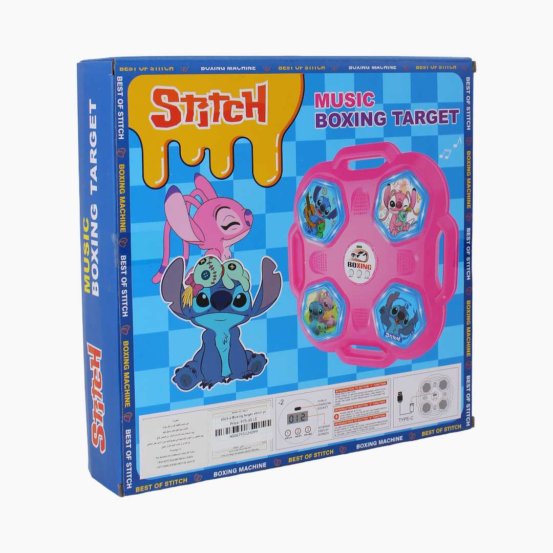 Stitch Music Boxing Target Machine – Pink