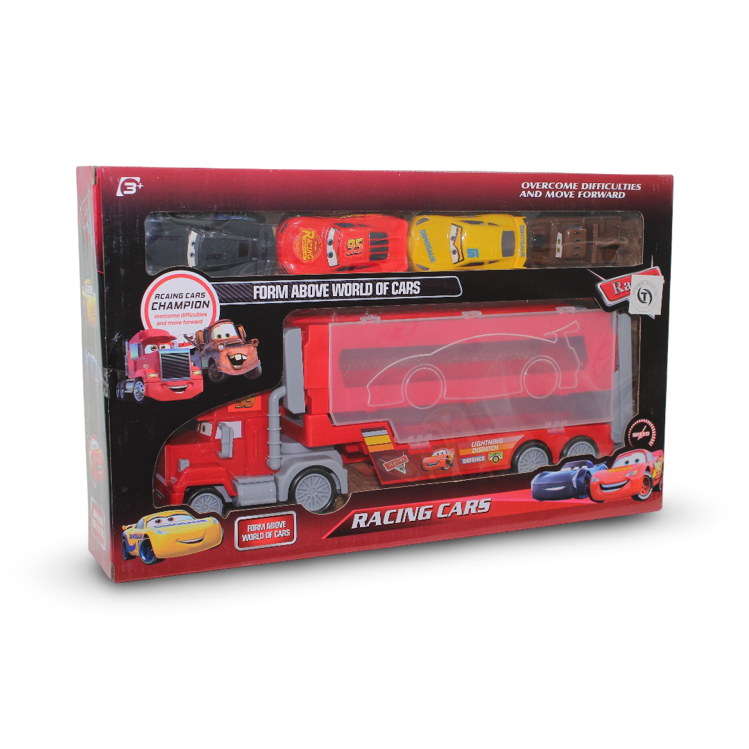 Cars Transporter Truck Toy Set