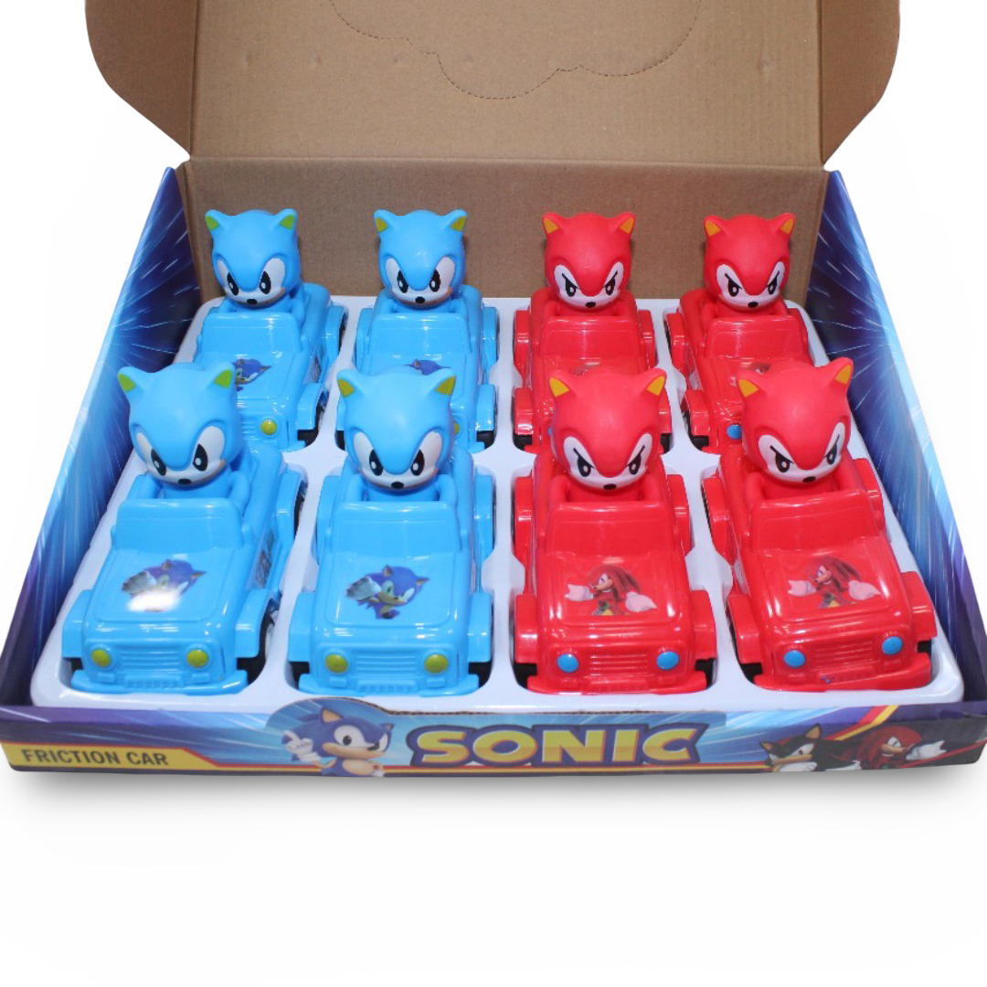 Sonic Car Toy Set – 8Pcs