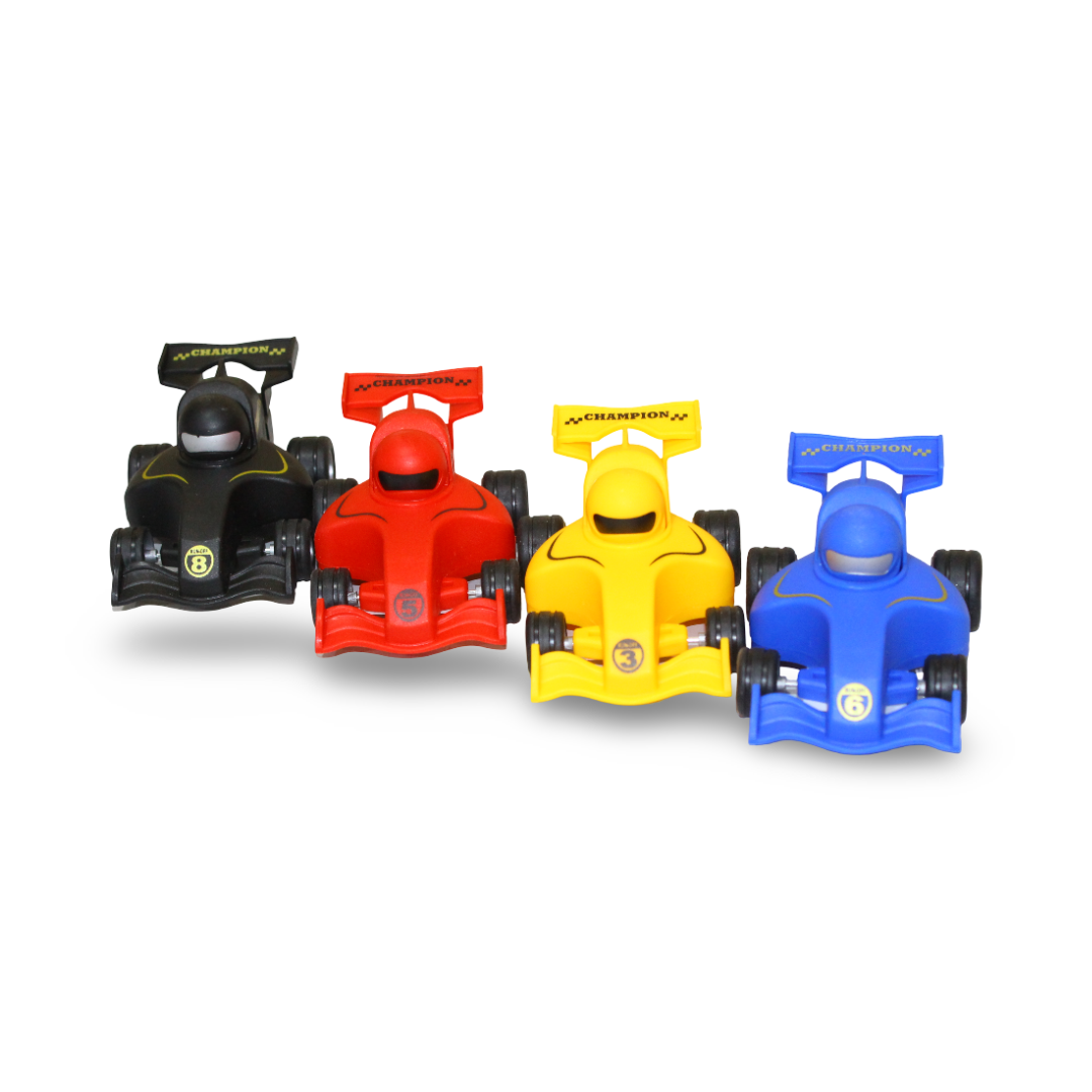 Rac Formula Car Press It & Slide Toy (1 Pcs)
