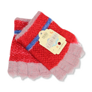 Childrens Half-Finger Gloves – Red
