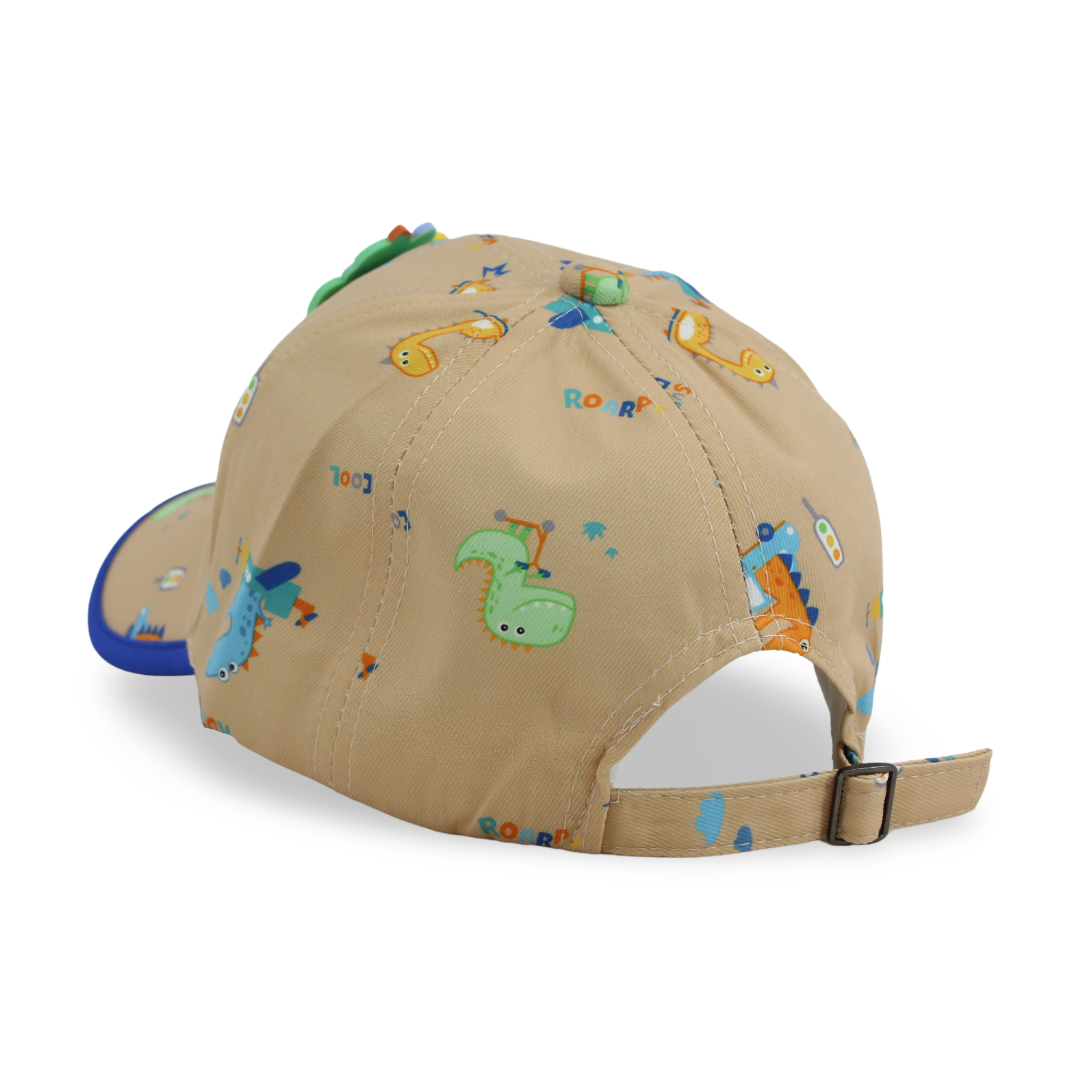 Unisex Cotton Cap – Dinosaur Design