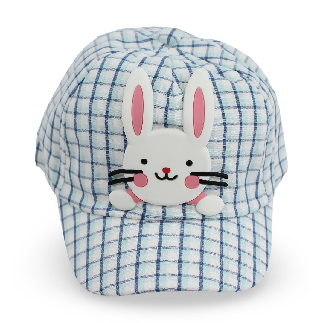 Girls Cotton Cap – Rabbit Design