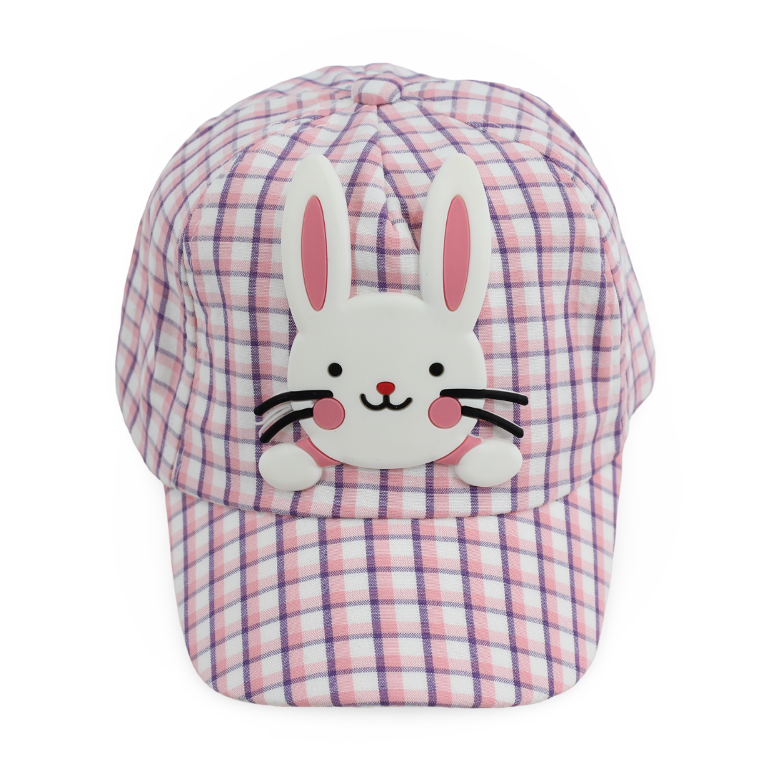 Girls Cotton Cap – Rabbit Design