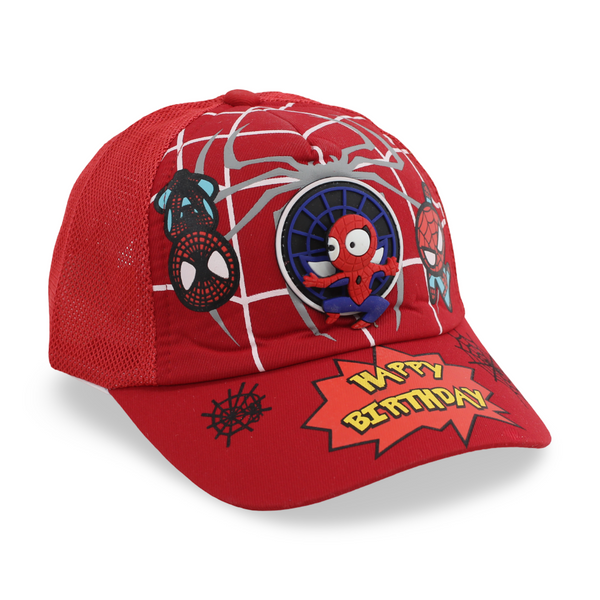 Boys Cotton Cap – Spider Design