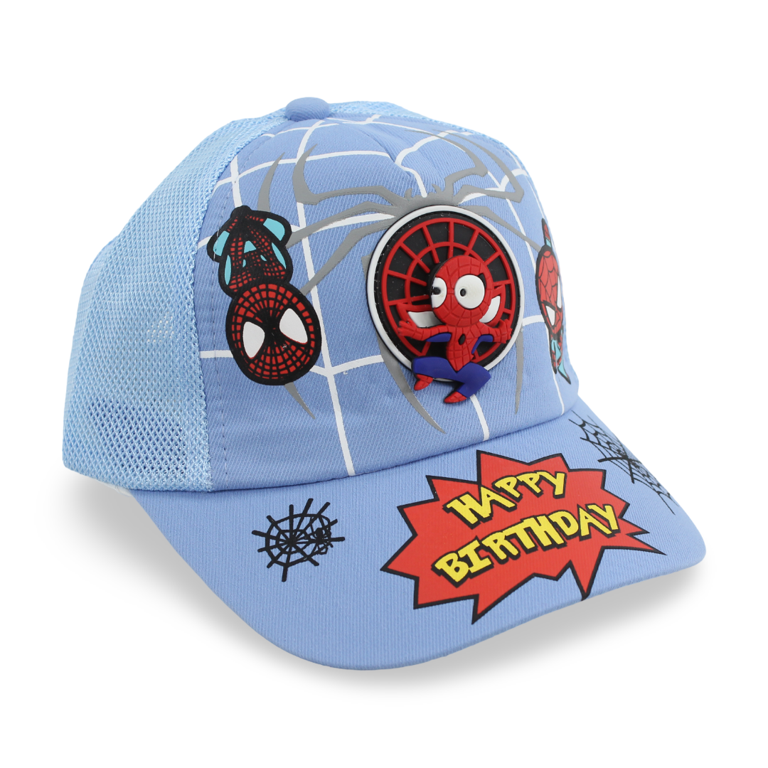 Boys Cotton Cap – Spider Design