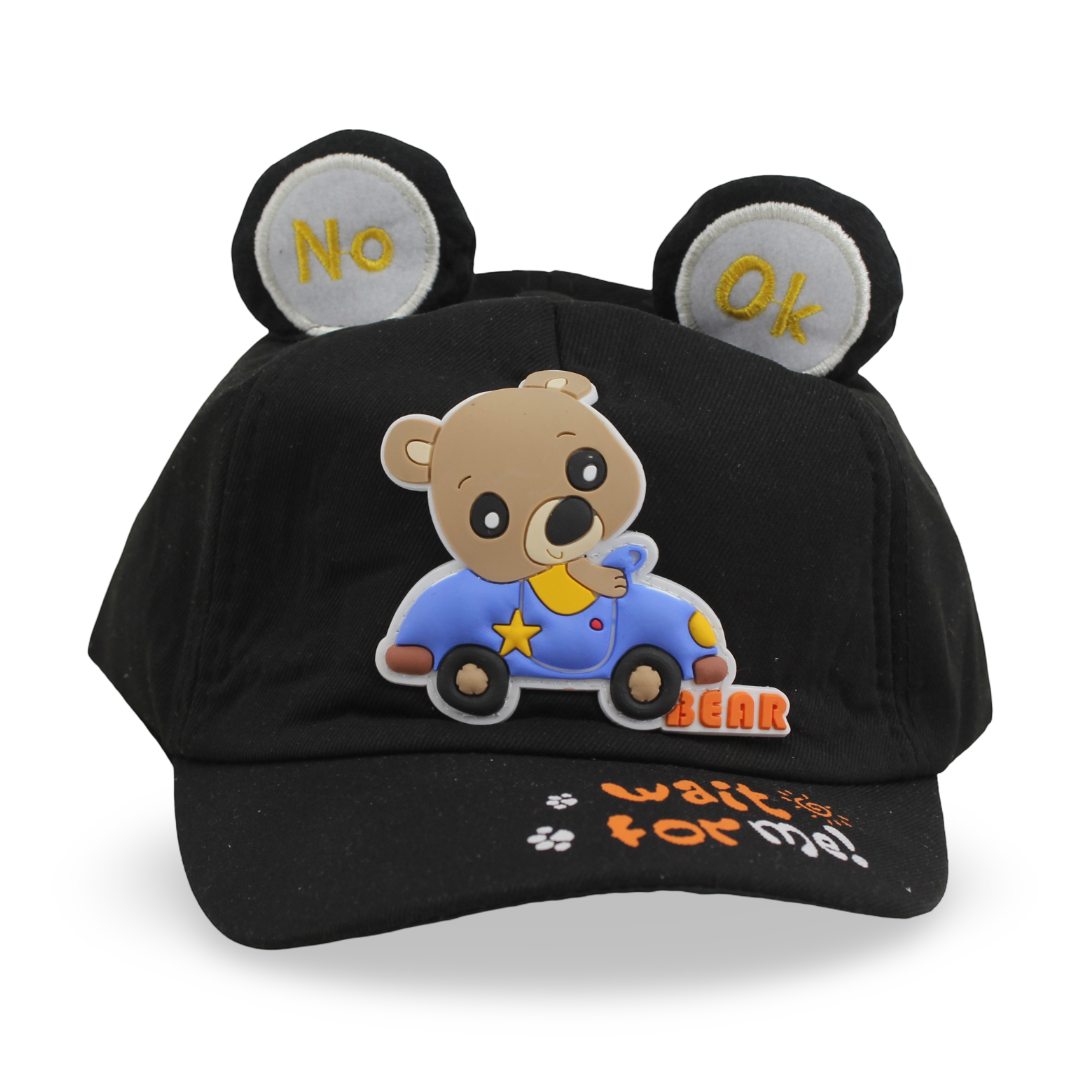 Unisex Cotton Cap – Bear Design