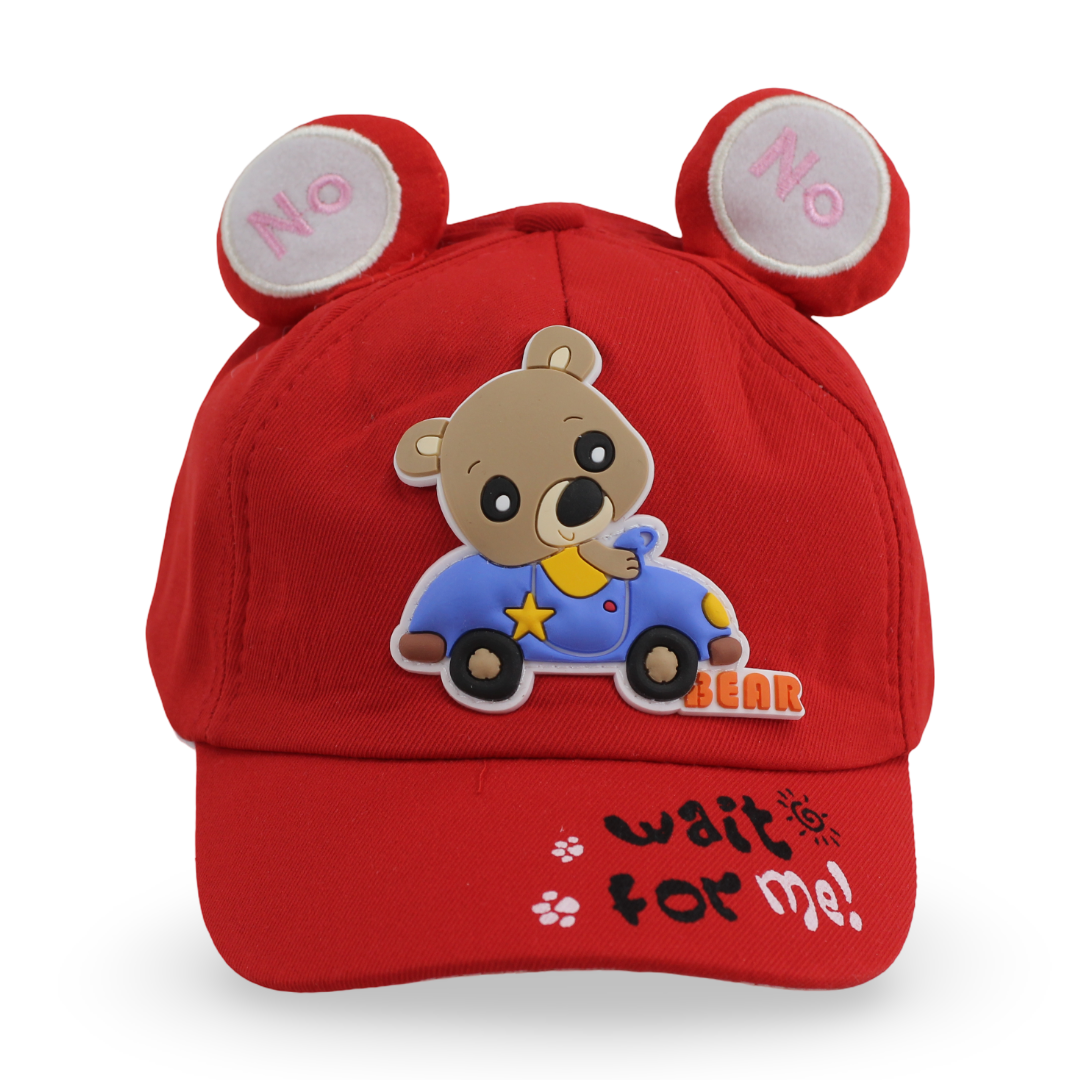 Unisex Cotton Cap – Bear Design