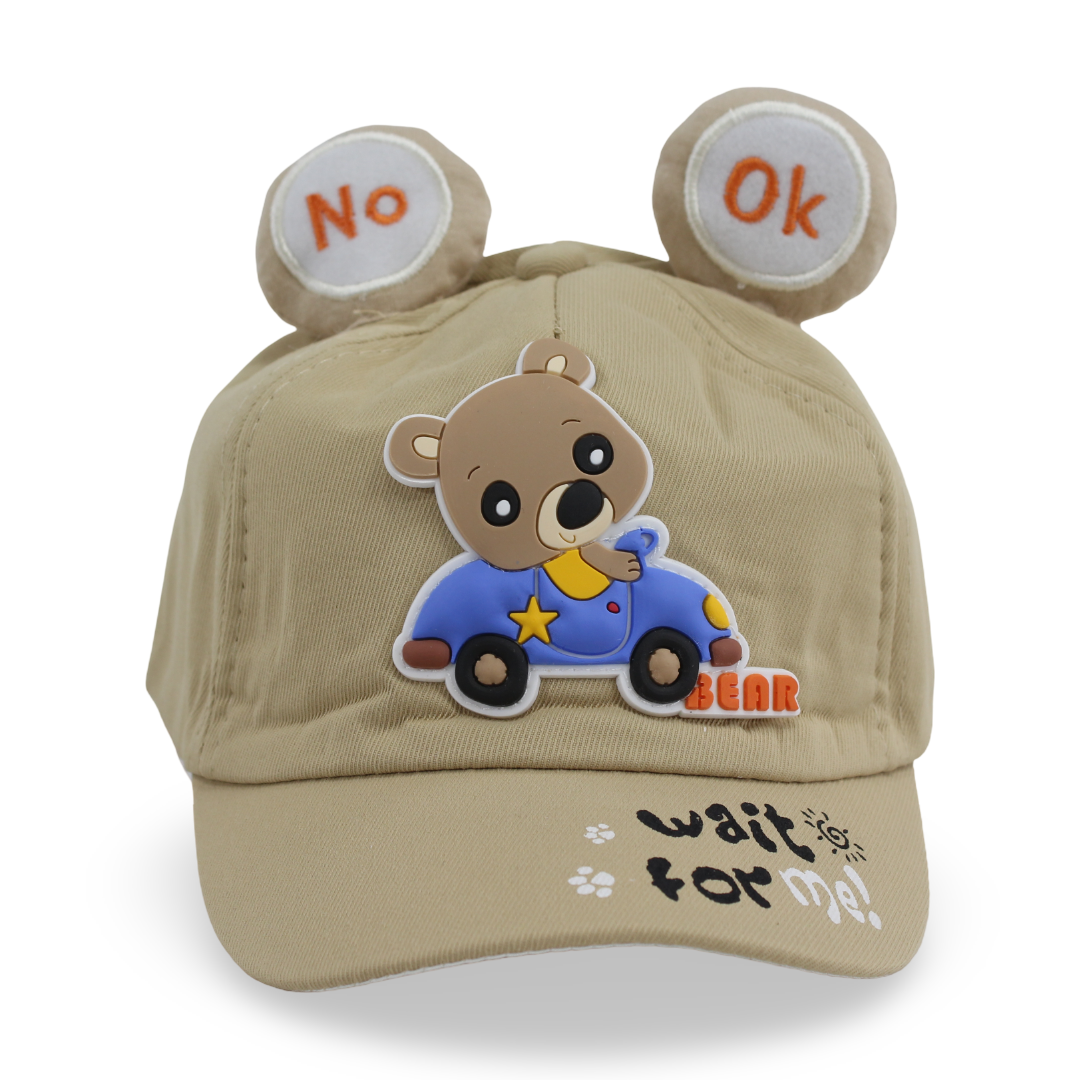 Unisex Cotton Cap – Bear Design