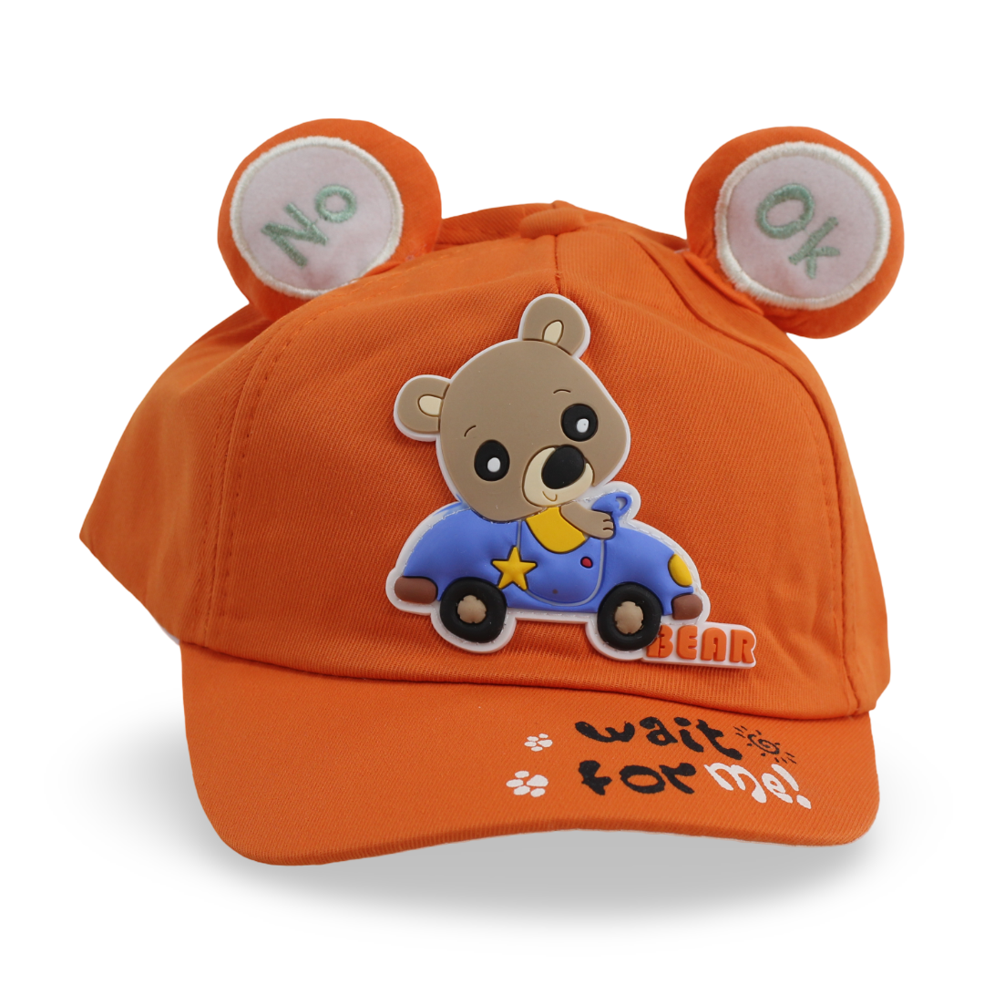 Unisex Cotton Cap – Bear Design