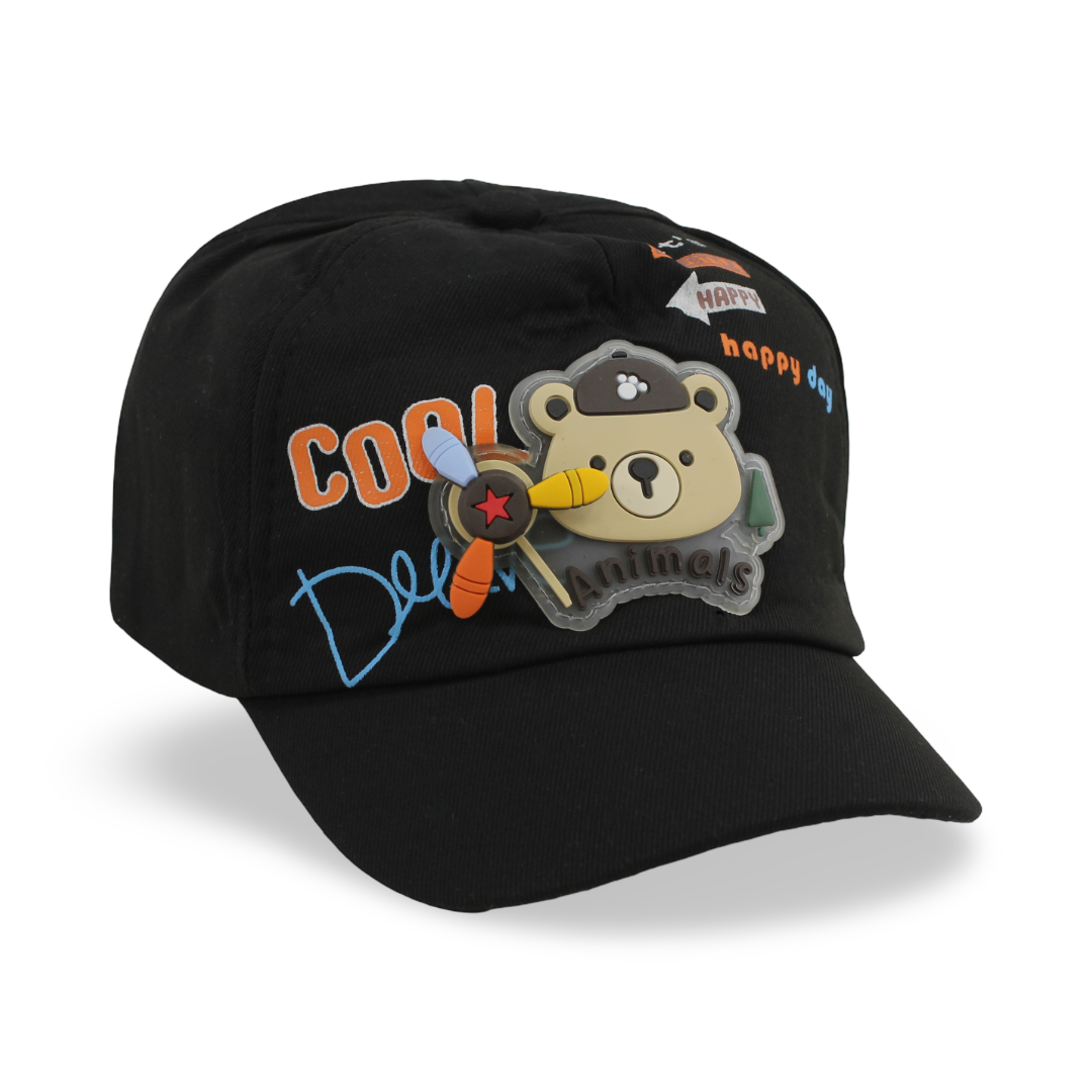 Boys Cotton Cap – Cool Animals Design