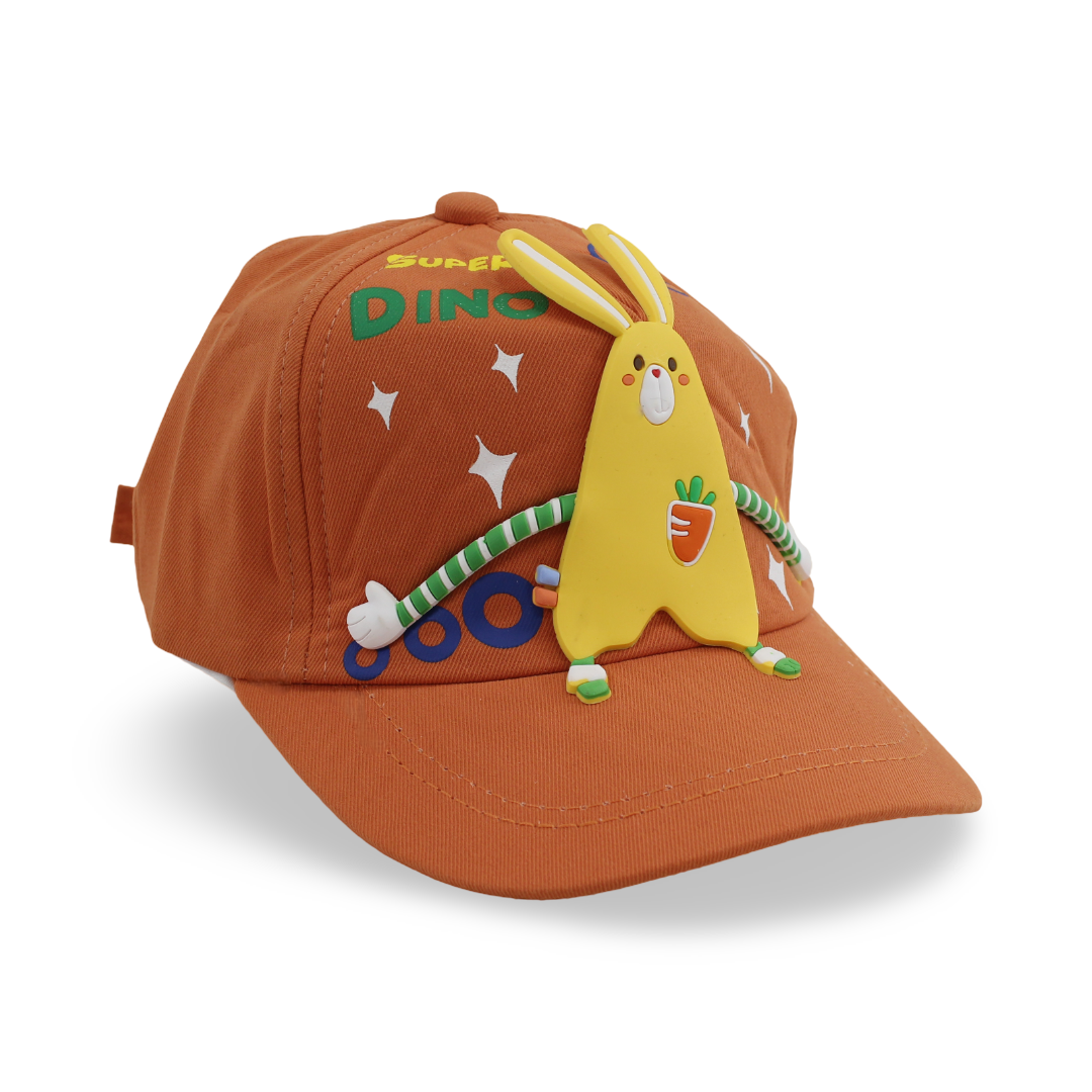 Unisex Cotton Cap – Super Dino Design - Clothing - Fancy