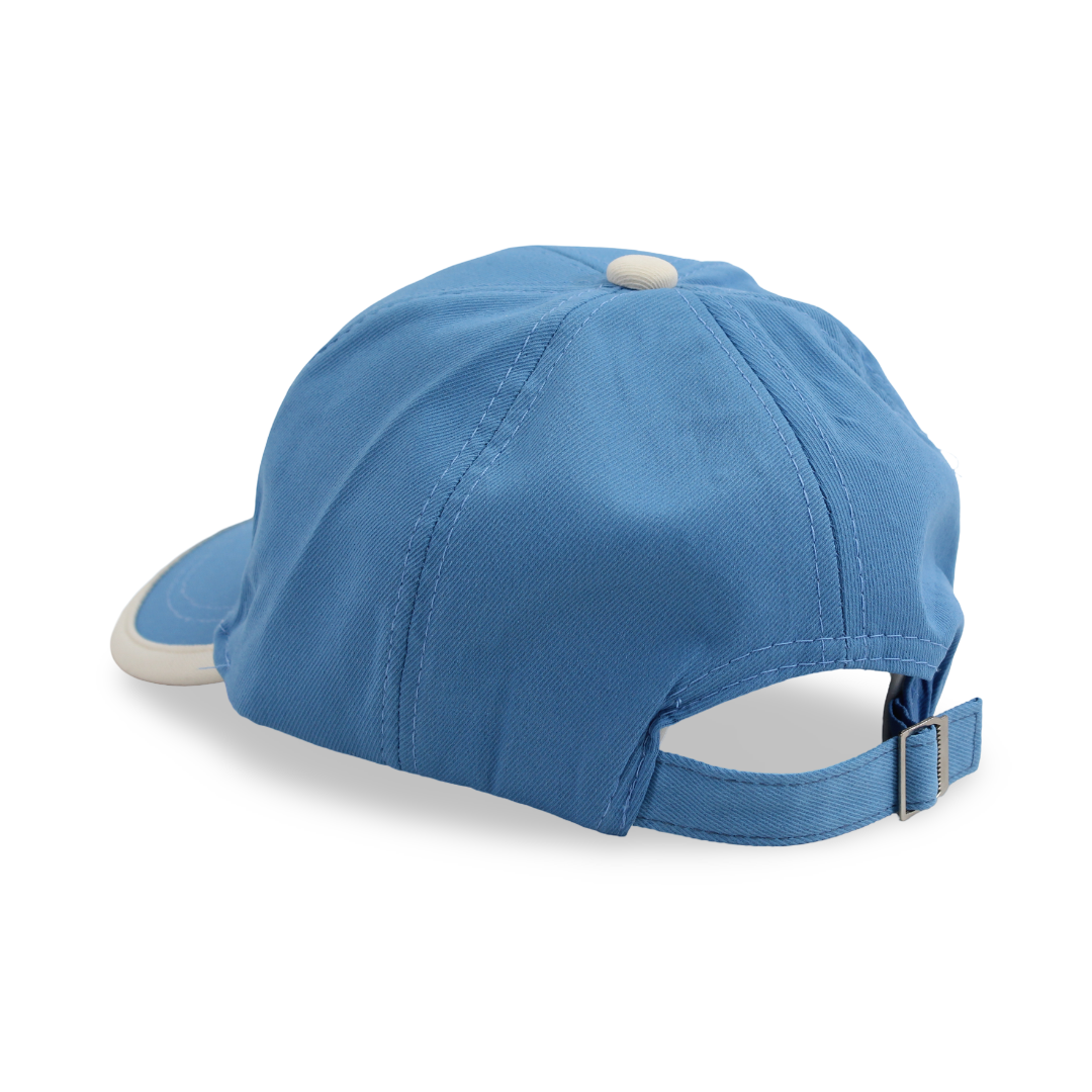 Unisex Cotton Cap – Blue with "Lost Bear" Embroidery