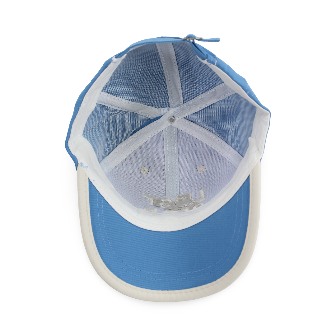 Unisex Cotton Cap – Blue with "Lost Bear" Embroidery