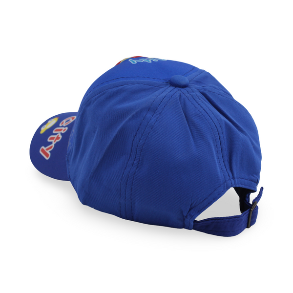 Boys Cotton Cap – Black with "City" Design