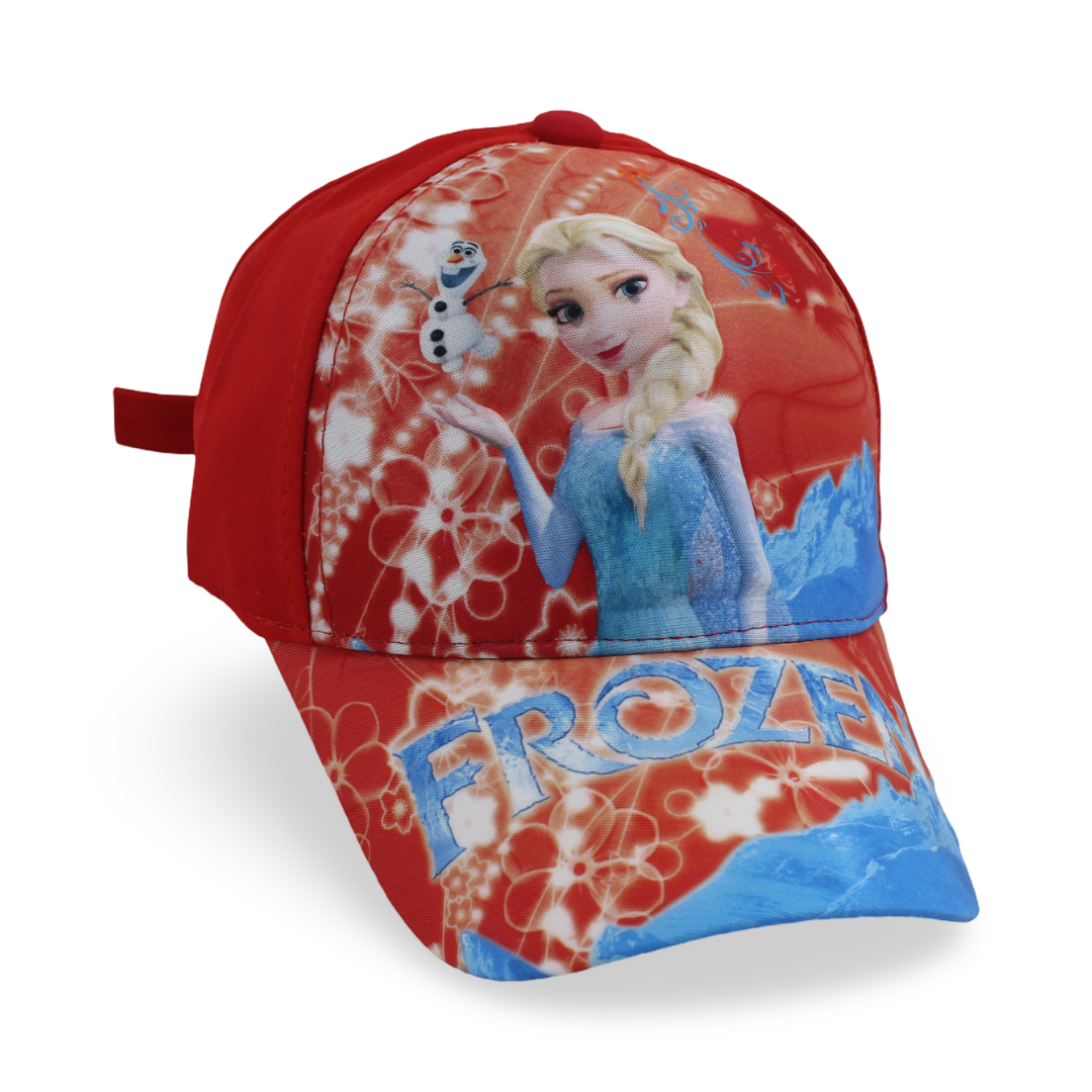 Girls Cotton Cap – Frozen Print