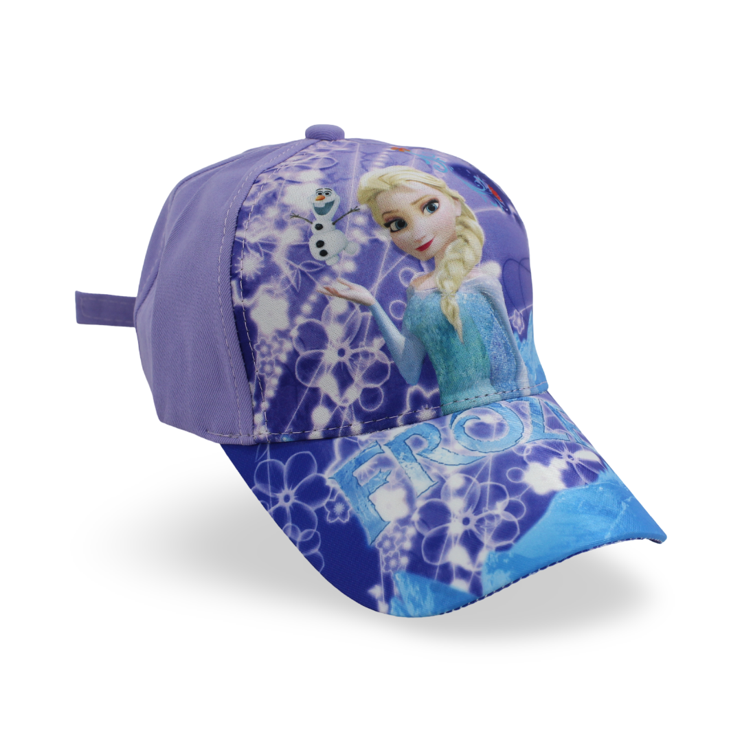 Girls Cotton Cap – Frozen Print