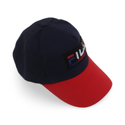 Boys Cotton Cap – Navy with "Fila" Embroidery