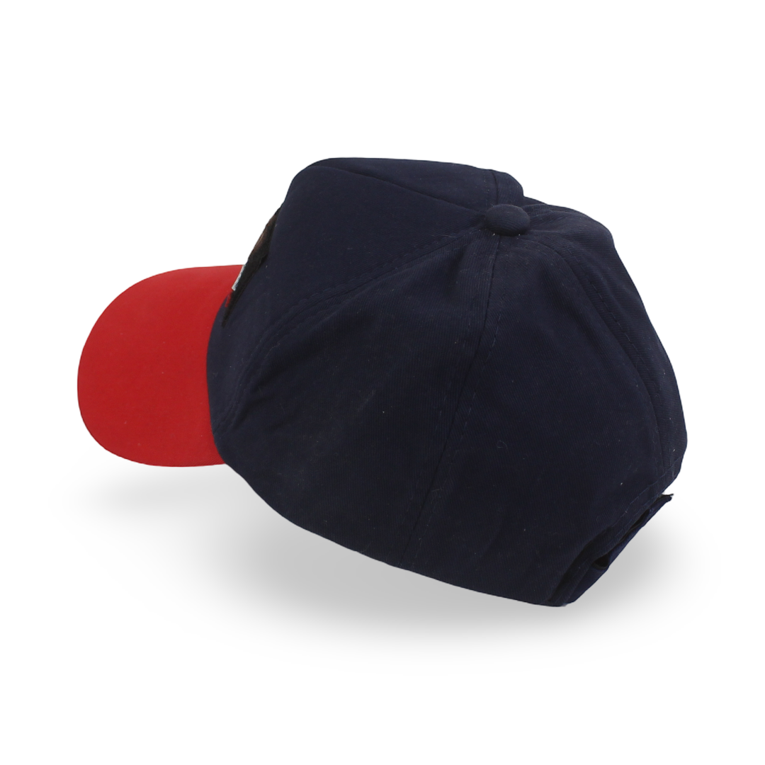 Boys Cotton Cap – Navy with "Fila" Embroidery