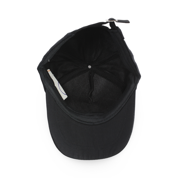 Unisex Cotton Cap – Black with "B" Embroidery
