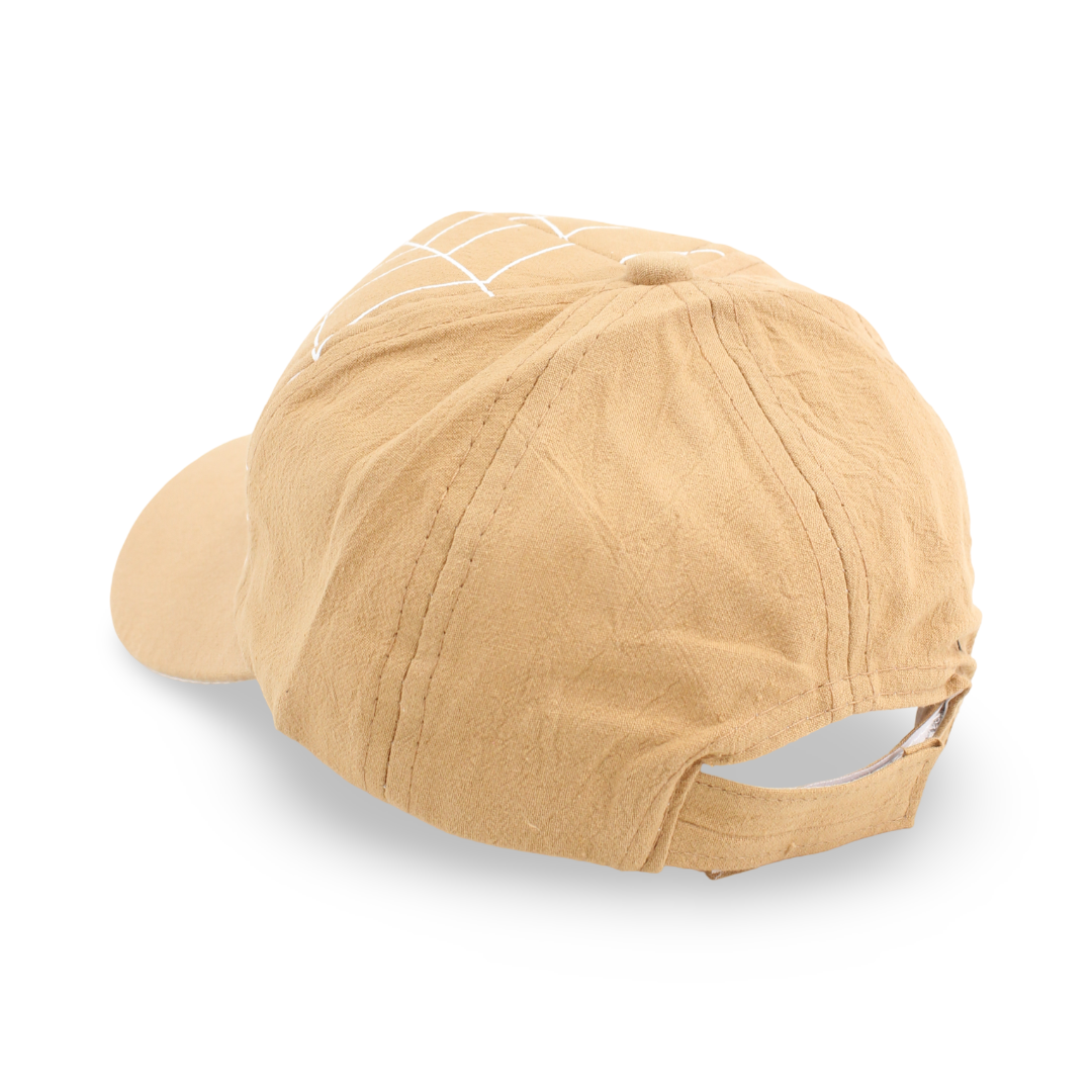 Boys Cotton Cap – Coffee with Spider-Man Design