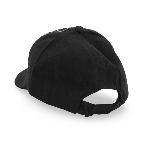 Boys Cotton Cap – Black with Spider-Man Design