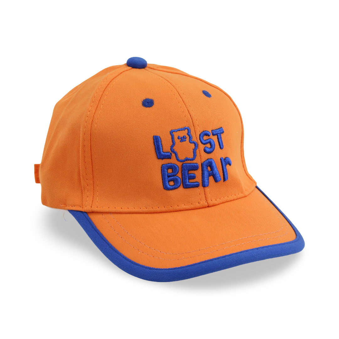 Unisex Cotton Cap – Orange with "Last Bear" Embroidery - Clothing - Fancy