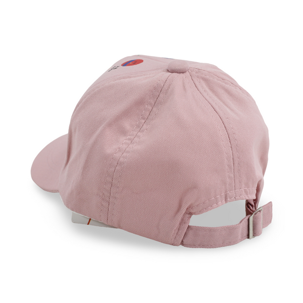 Girls Cotton Cap – Dusty Pink with Planets Design
