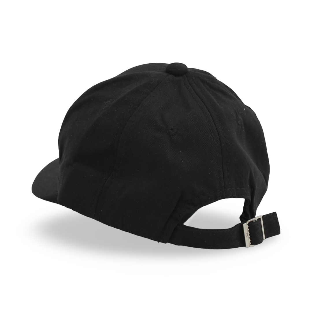 Boys Cotton Cap – Black with Finger Heart Design