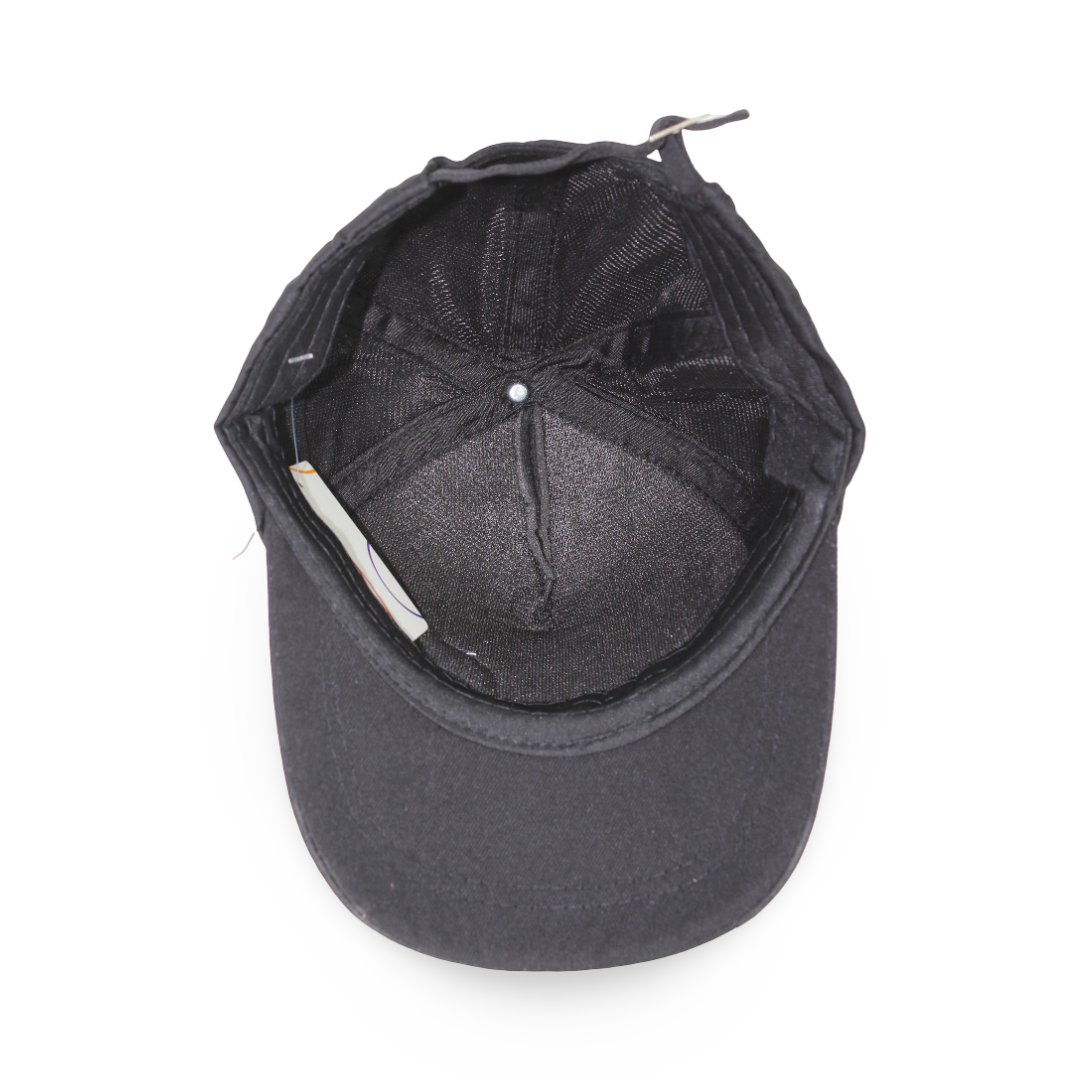 Boys Cotton Cap – Black with "Dream Big" Design