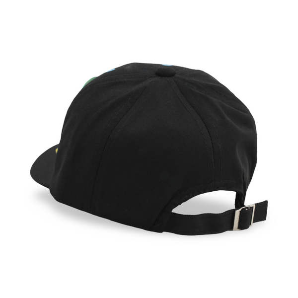 Boys Cotton Cap – Black with Frog Design