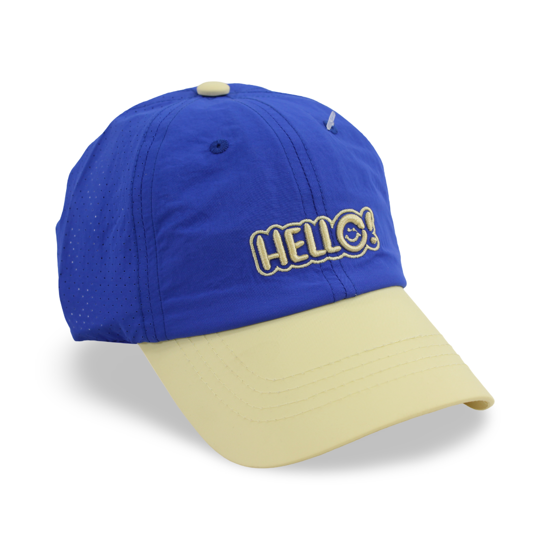 Unisex Cotton Cap – "Hello" Design