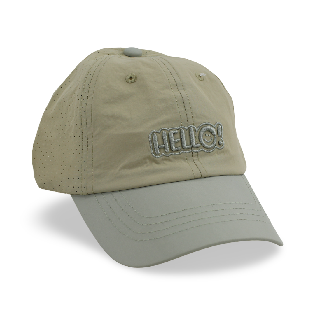 Unisex Cotton Cap – "Hello" Design