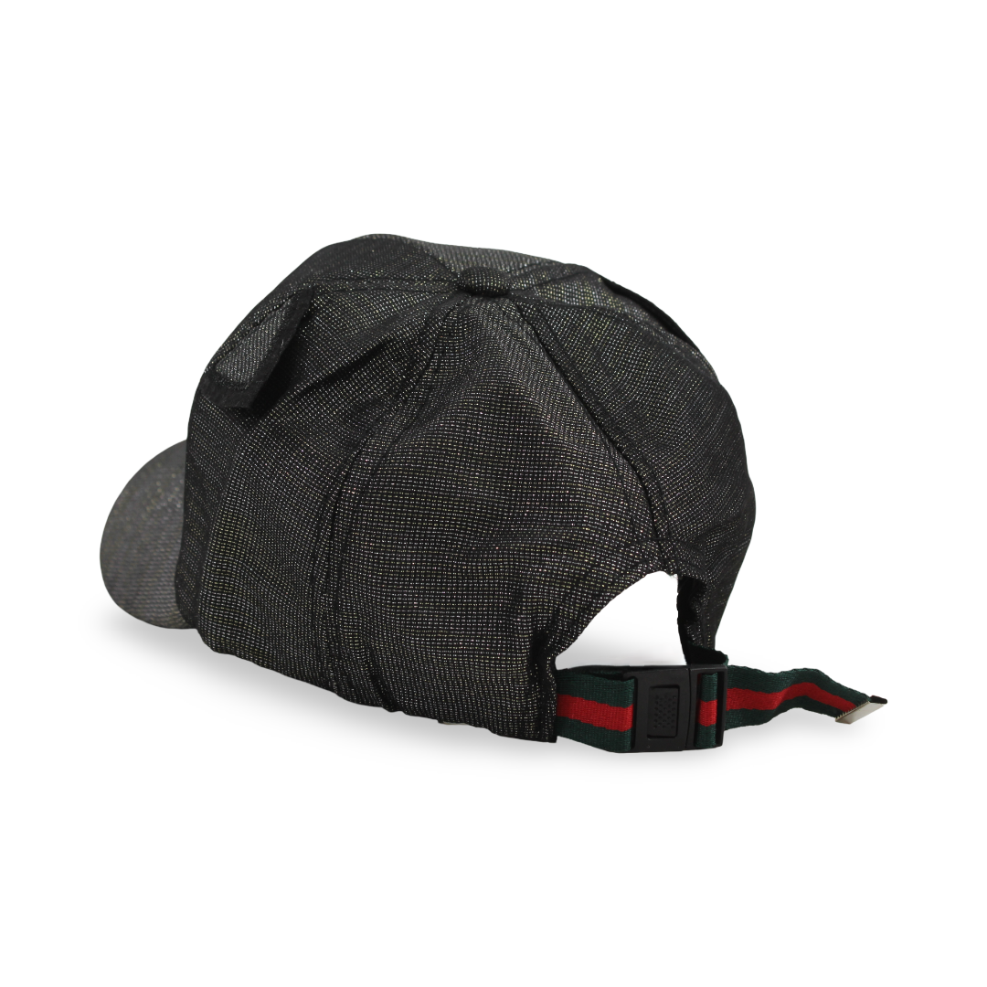 Girls Cotton Cap – "Meow" Embroidery
