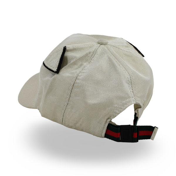 Girls Cotton Cap – "Meow" Embroidery
