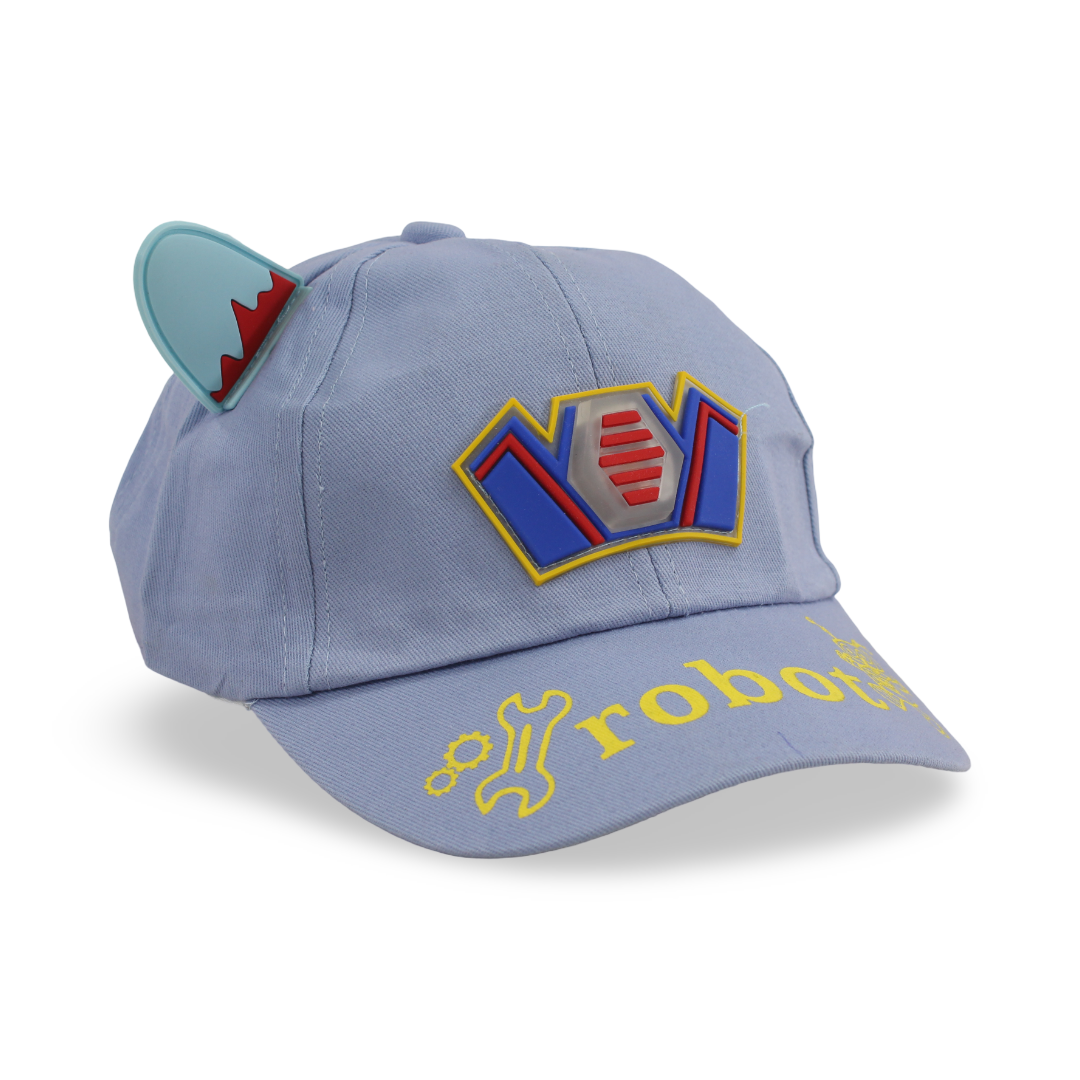 Boys Cotton Cap – "Robot" Print