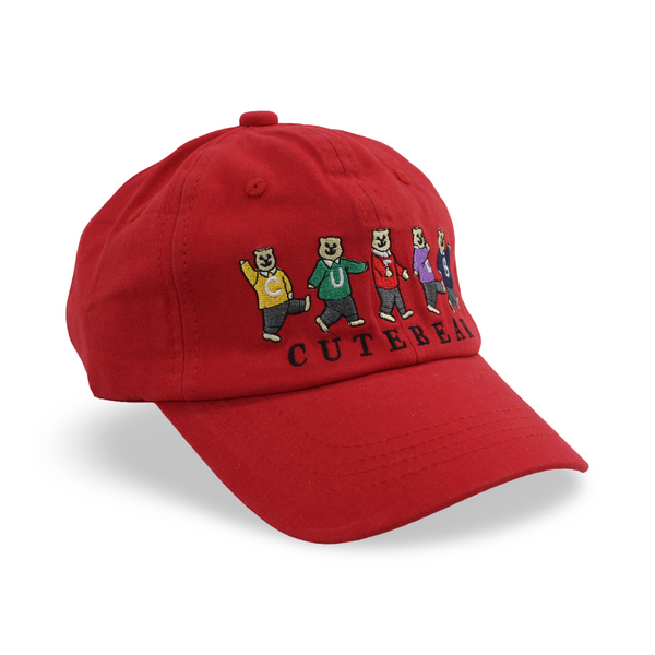 Unisex Cotton Cap – "Cute Bear" Embroidery