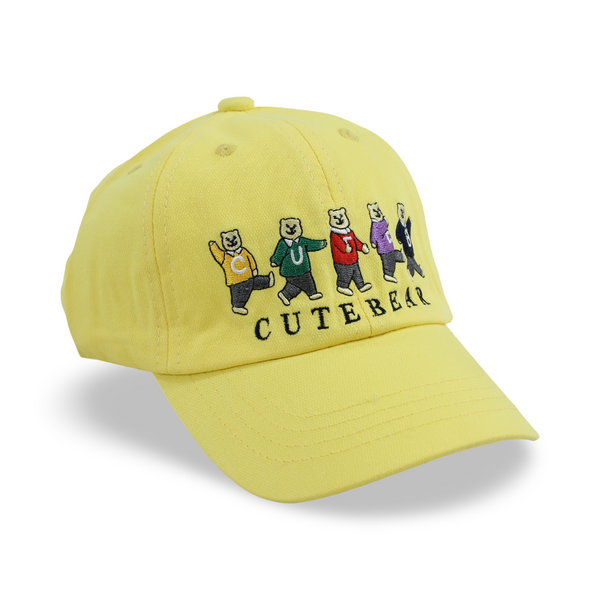Unisex Cotton Cap – "Cute Bear" Embroidery