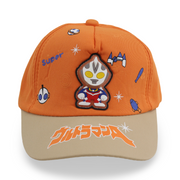 Boys Cotton Cap – Orange with "Super" Design