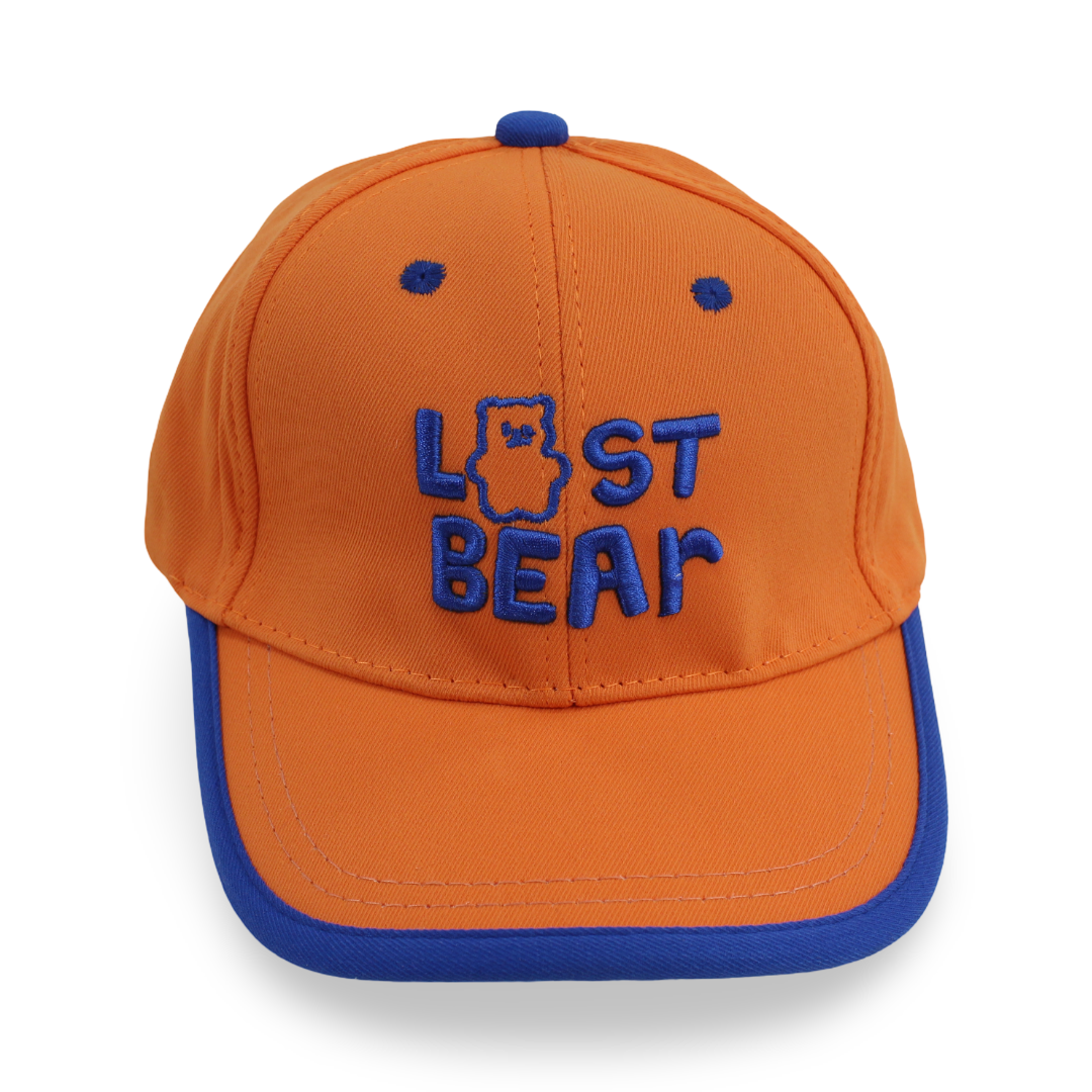 Unisex Cotton Cap – Orange with "Last Bear" Embroidery - Clothing - Fancy