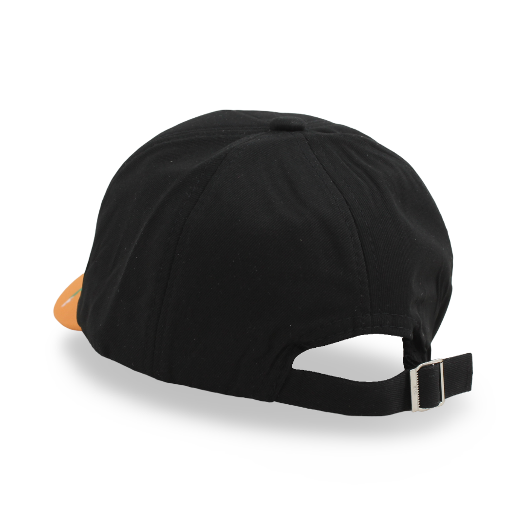 Boys Cotton Cap – Black with Racer Dino Design