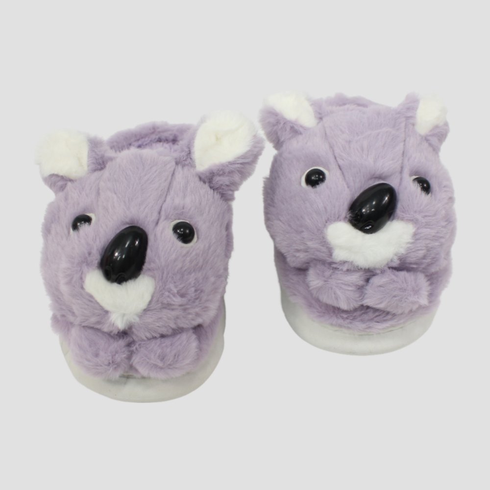 Koala Face Soft Slippers