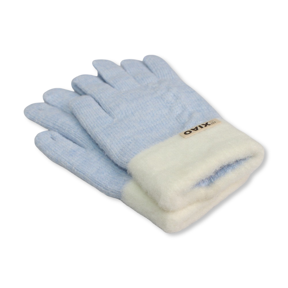 Children Half Finger Gloves – Baby Blue