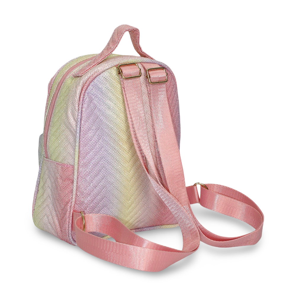 Girls Backpack – Pink with Butterfly Design