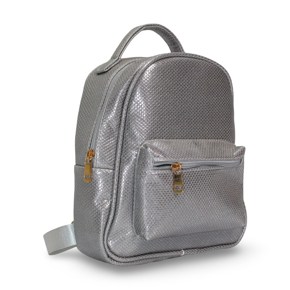 Girls Backpack – Silver