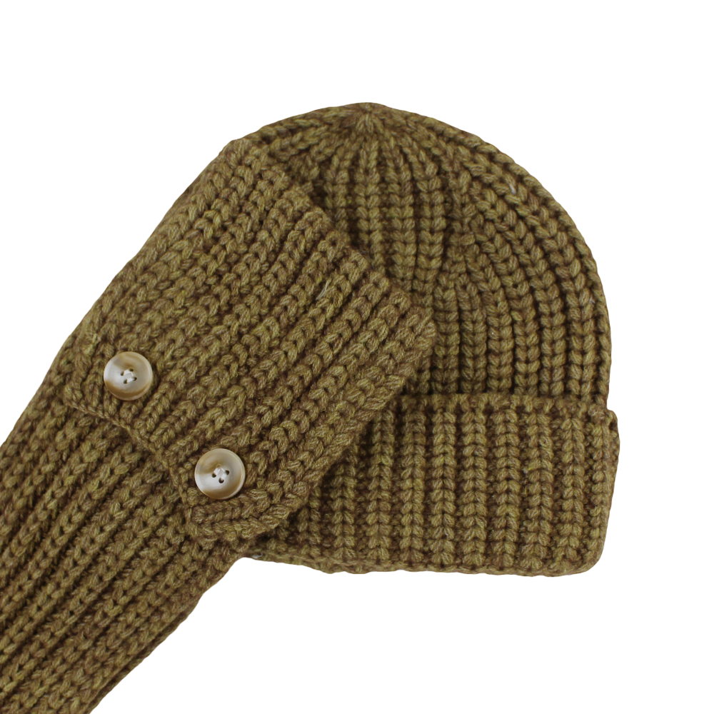 Unisex Beanie & Scarf Set – Coffee
